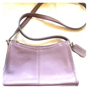 Coach VINTAGE 4104 Lavender Leather Crossbody Bag